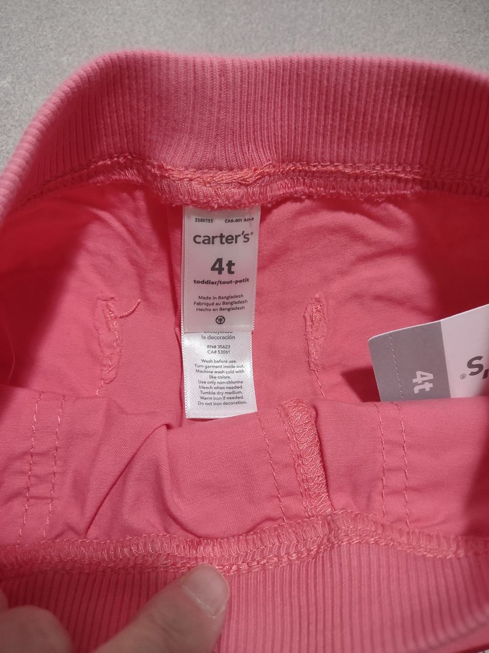 Carter's NWT 4T Pink Kids Bottoms 1344G